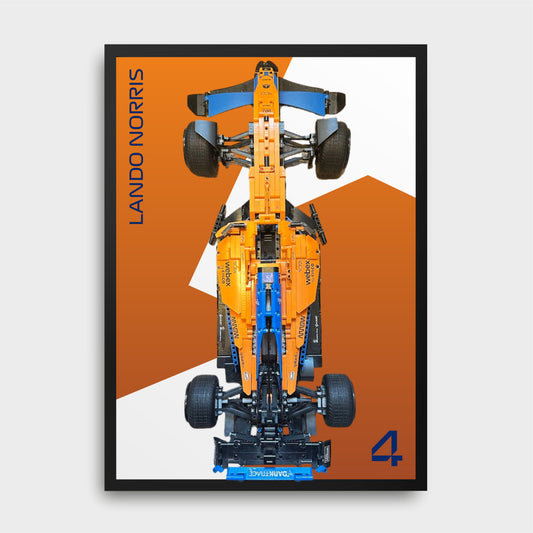 Personalised LEGO Technic McLaren F1 Display Frame Compatible With 42141